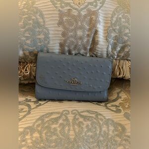 Blue Coach Wallet